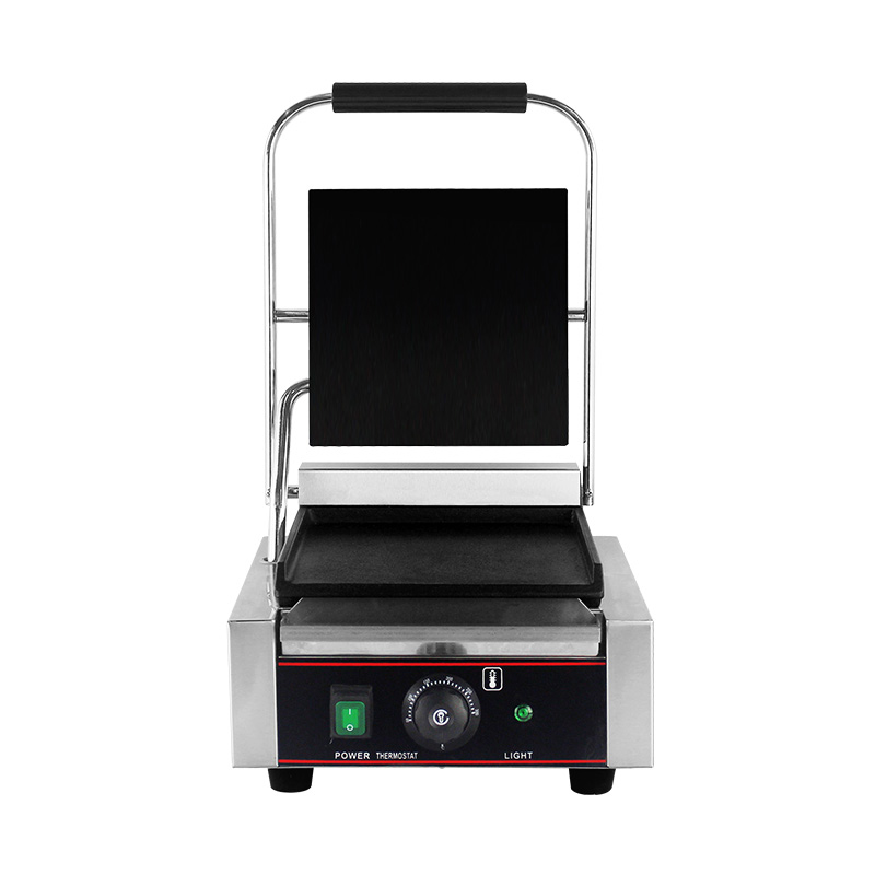 Mesin Dapur Panggangan Panini Listrik Komersial Stainless Steel